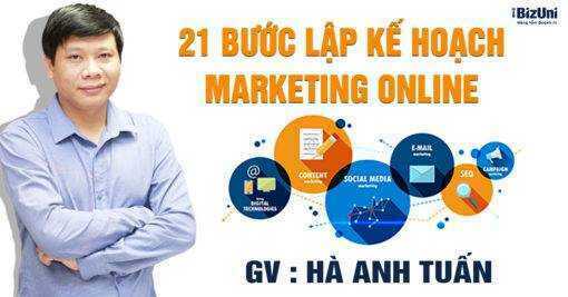 Khóa Học Bizuni 21 bước lập kế hoạch Marketing Online