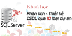 Khóa học Phân tích _ thiết kế CSDL với 10 loại dự án