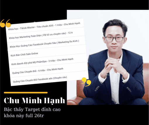 Khóa học Kinh doanh đột phá Mỹ Phẩm/Spa - Chu Minh Hạnh