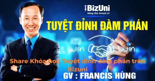 Share Khóa học Tuyệt đỉnh đàm phán trên Bizuni