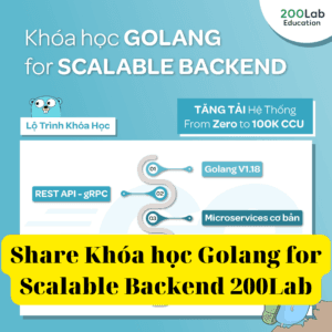Share Khóa học Golang for Scalable Backend 200Lab