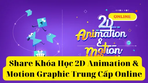 Share Khóa Học 2D Animation & Motion Graphic Trung Cấp Online