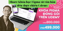 Share Khóa học Figma từ căn bản đến thực chiến Udemy