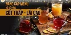 Tăng 200% lợi nhuận quán cafe với menu đồ uống cốt thấp - lãi cao unica