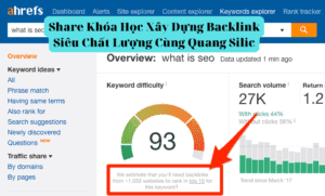 Share Khóa Học Xây Dựng Backlink Siêu Chất Lượng Cùng Quang Silic