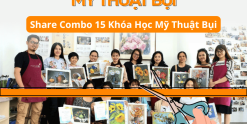 Share Combo 15 Khóa Học Mỹ Thuật Bụi