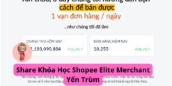 Share Khóa Học Shopee Elite Merchant Yến Trùm