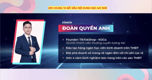Khóa Học Tiktok Shop Livestream Đoàn Quyền 2023