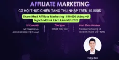 Share Khoá Affiliate Marketing - $10.000 tháng với Ngách Mới và Cách Làm Mới 2023