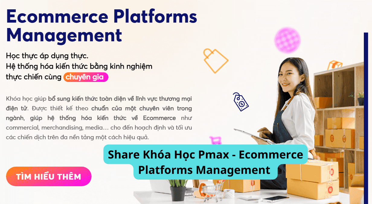 Share Khóa Học Pmax - Ecommerce Platforms Management