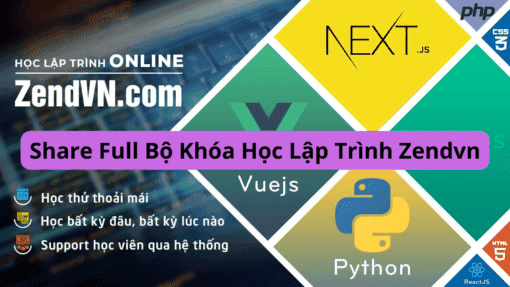 Share Full Bộ Khóa Học Lập Trình Zendvn