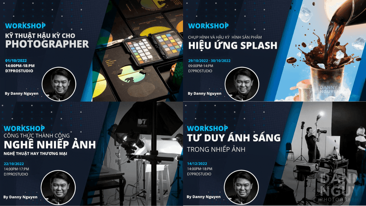 Combo 9 Khóa Học Chụp Hình, Quay Video Cùng Danny Nguyễn
