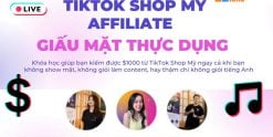 Share Khóa Học TikTok Shop Mỹ Affiliate Giấu Mặt Thực Dụng 2024 Cùng Lydapotato