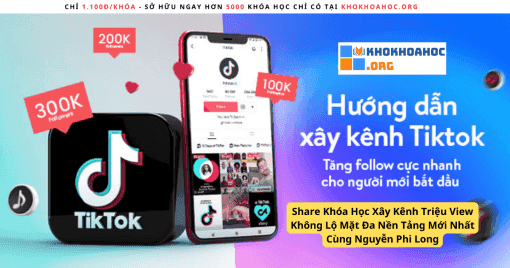Share Khóa Học Xây Kênh Triệu View Không Lộ Mặt Đa Nền Tảng Mới Nhất Cùng Nguyễn Phi Long