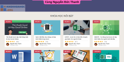 Share Trọn Bộ 18 Khóa Học Hocexcelonline Cùng Nguyễn Đức Thanh