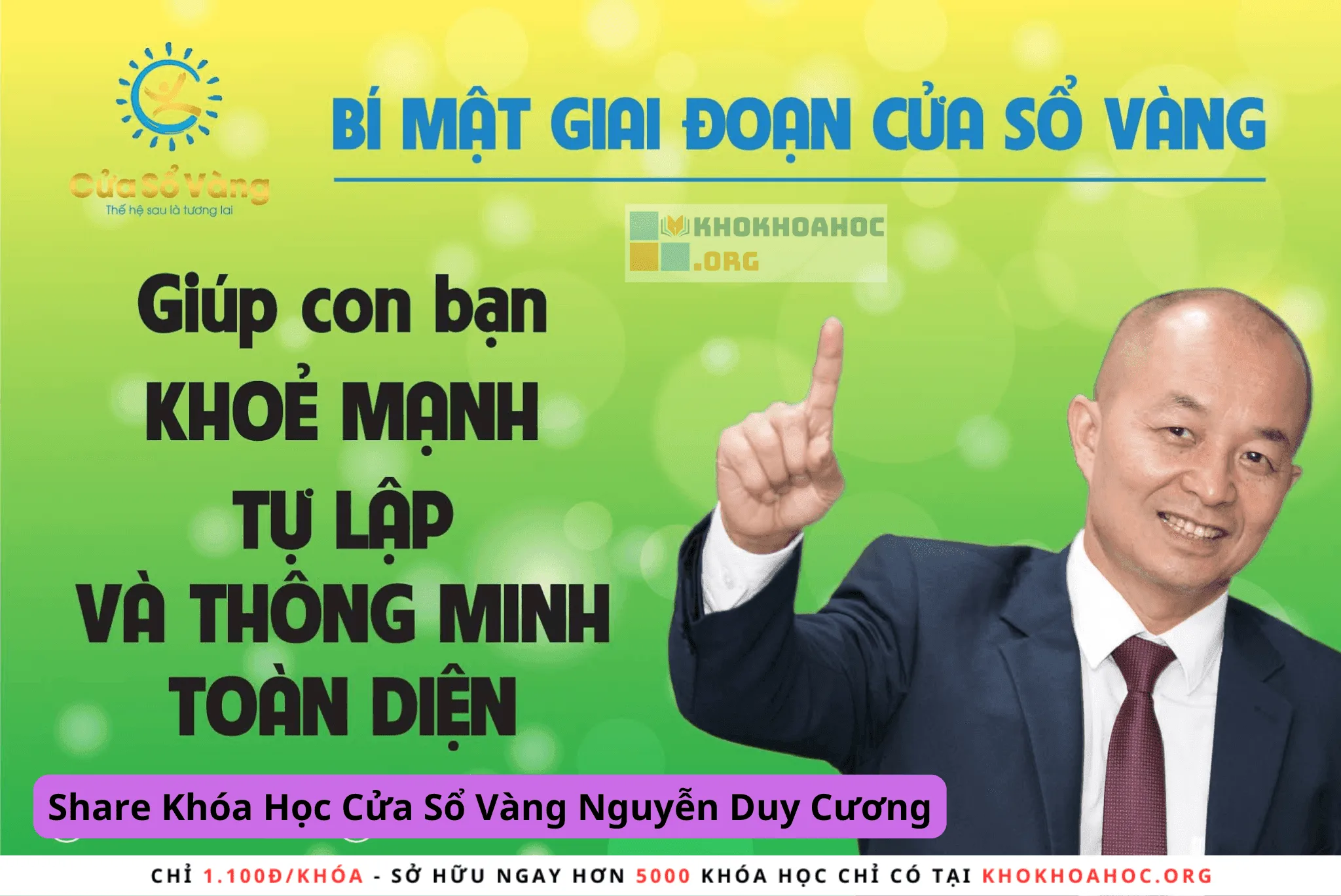 Share Khóa Học Cửa Sổ Vàng Nguyễn Duy Cương