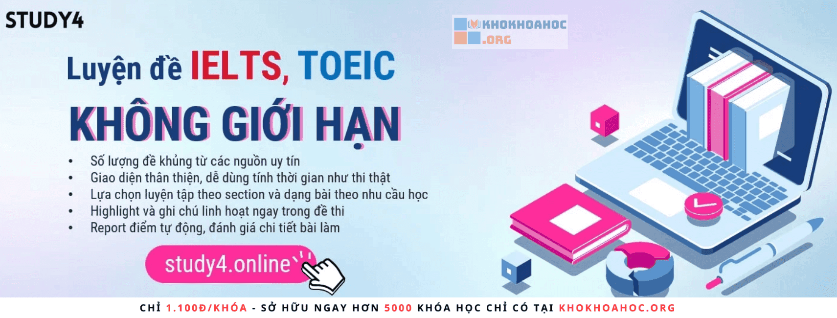 Khám phá Study4 - Nơi học Tiếng Anh uy tín nhất