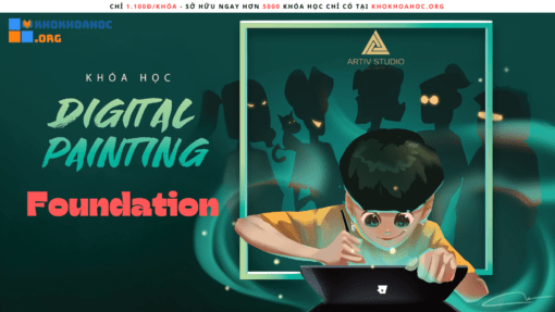 Share Khóa Học Digital Painting Foundation Cùng Artiv Studio