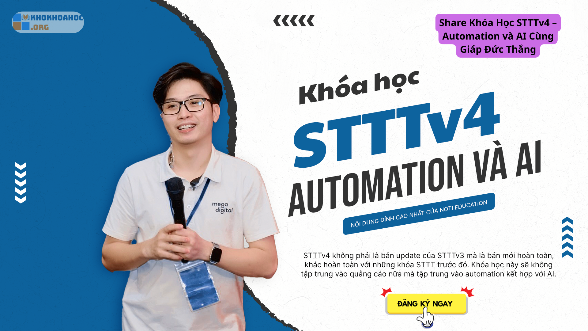 Share Khóa Học STTTv4 – Automation và AI Cùng Giáp Đức Thắng