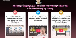 Share Khóa Học Ứng Dụng AI - Thu Hút 100,000 Lượt Nhắn Tin Của Khách Hàng Lý Tưởng