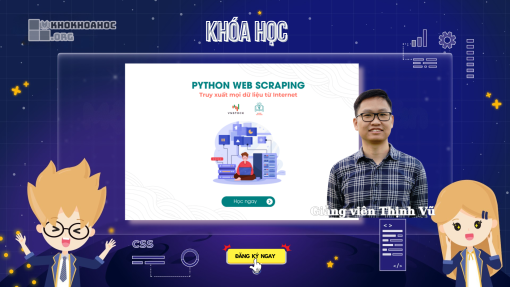 Share Khoá Học Python Web Scraping – Thu Thập Mọi Dữ Liệu Từ Internet Cùng Vnstock