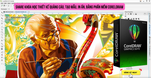 Share Khóa Học Thiết kế Quảng Cáo, Tạo mẫu, In ấn, Bằng phần mềm CorelDraw