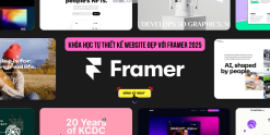 Share Khóa Học Tự Thiết kế Website Đẹp Với Framer 2025