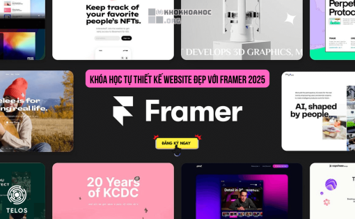 Share Khóa Học Tự Thiết kế Website Đẹp Với Framer 2025