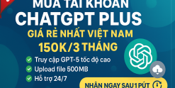 Mua Tài khoản ChatGPT Plus giá rẻ nhất Việt Nam