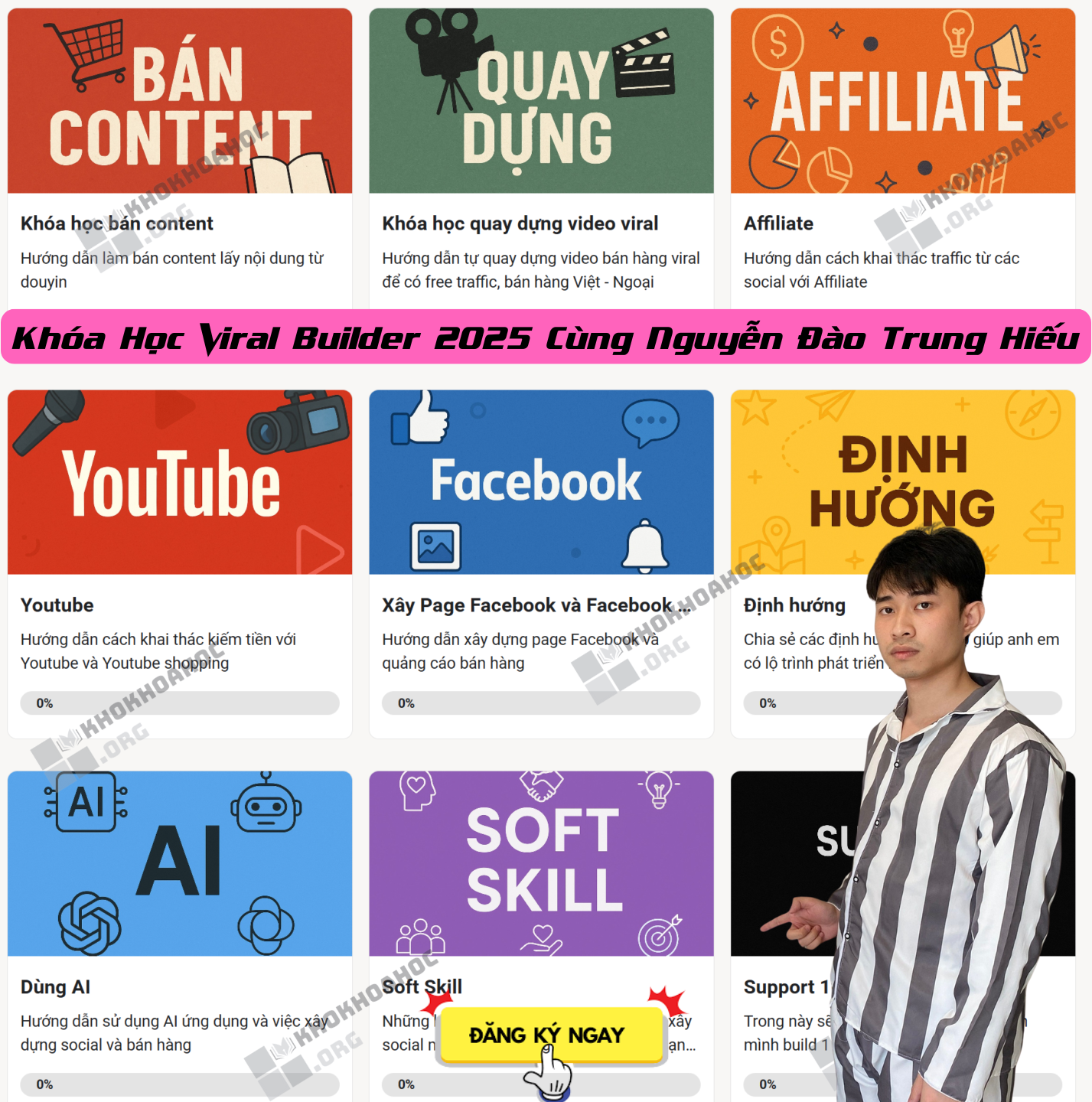 Share Khóa Học Viral Builder 2025 Cùng Nguyễn Đào Trung Hiếu