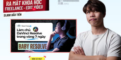 Share Khóa Học Baby Resolve - Làm Chủ DaVinci Resolve Trong 7 Ngày Cùng Seankang