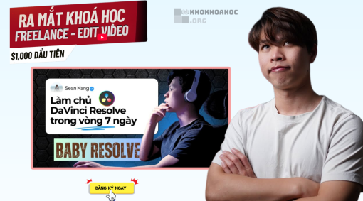 Share Khóa Học Baby Resolve - Làm Chủ DaVinci Resolve Trong 7 Ngày Cùng Seankang