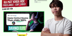 Share Khóa Học Davinci Elite – Master DaVinci Resolve Thực chiến 100% Cùng Sean Kang MVP