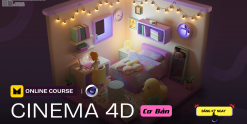Share Khóa Học Cinema 4D Cơ Bản [3D Modeling, Lighting & Rendering]